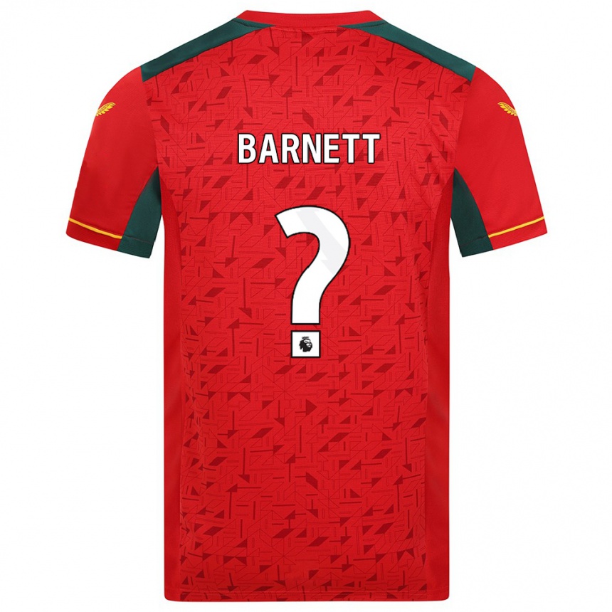 Enfant Football Maillot Ty Barnett #0 Rouge Tenues Extérieur 2023/24 Canada