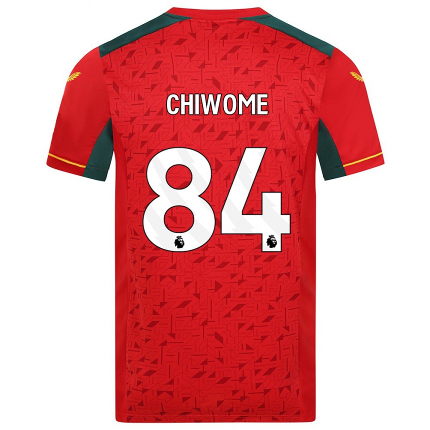 Enfant Football Maillot Leon Chiwome #84 Rouge Tenues Extérieur 2023/24 Canada