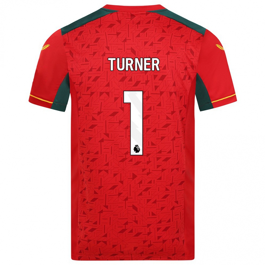 Kids Football Shannon Turner #1 Red Away Jersey 2023/24 T-Shirt Canada