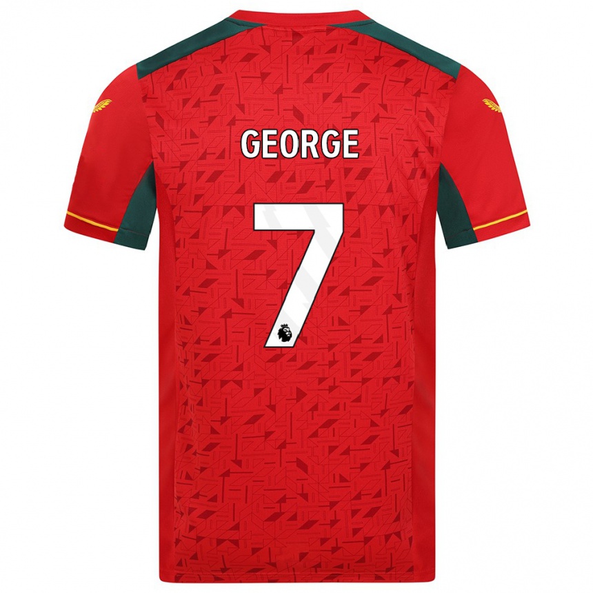 Enfant Football Maillot Tammi George #7 Rouge Tenues Extérieur 2023/24 Canada