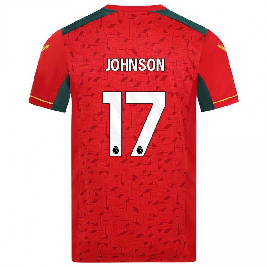 Enfant Football Maillot Katie Johnson #17 Rouge Tenues Extérieur 2023/24 Canada