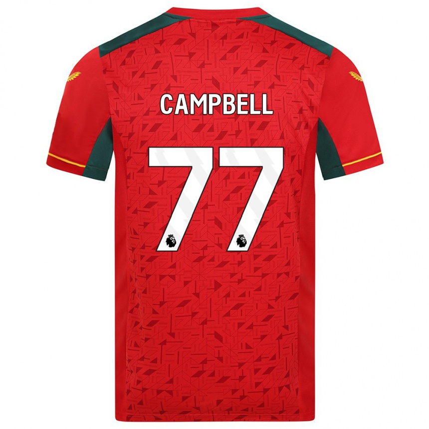 Enfant Football Maillot Chem Campbell #77 Rouge Tenues Extérieur 2023/24 Canada