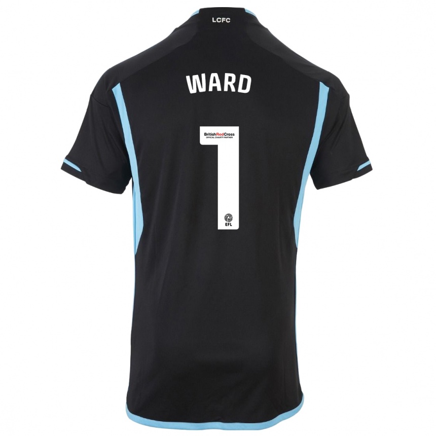 Kids Football Danny Ward #1 Black Away Jersey 2023/24 T-Shirt Canada