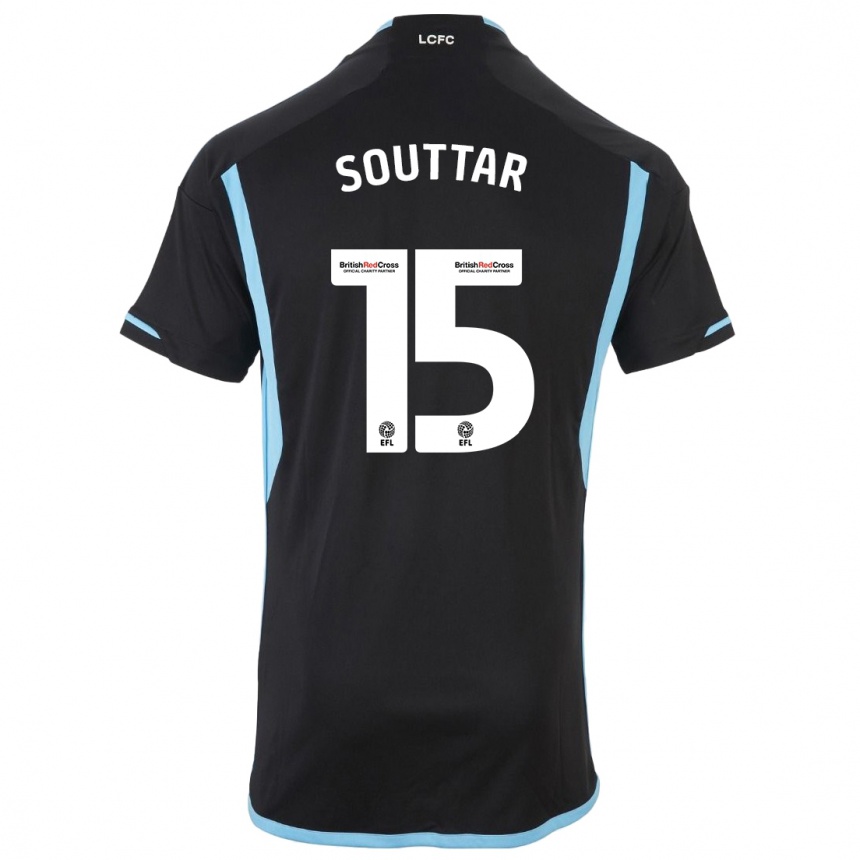 Enfant Football Maillot Harry Souttar #15 Noir Tenues Extérieur 2023/24 Canada