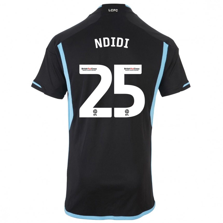 Kids Football Wilfred Ndidi #25 Black Away Jersey 2023/24 T-Shirt Canada