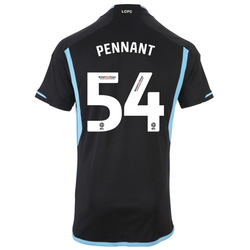 Enfant Football Maillot Kian Pennant #54 Noir Tenues Extérieur 2023/24 Canada