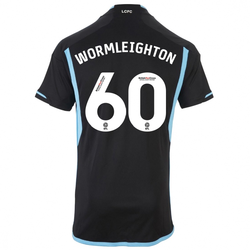 Kids Football Joe Wormleighton #60 Black Away Jersey 2023/24 T-Shirt Canada