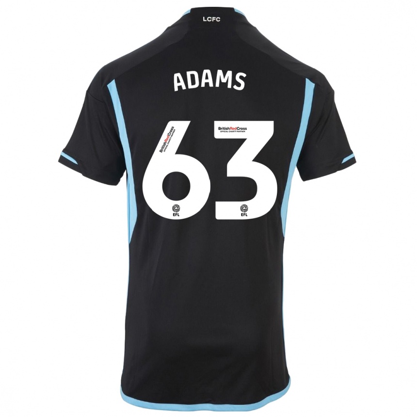 Kids Football Bayli Spencer Adams #63 Black Away Jersey 2023/24 T-Shirt Canada