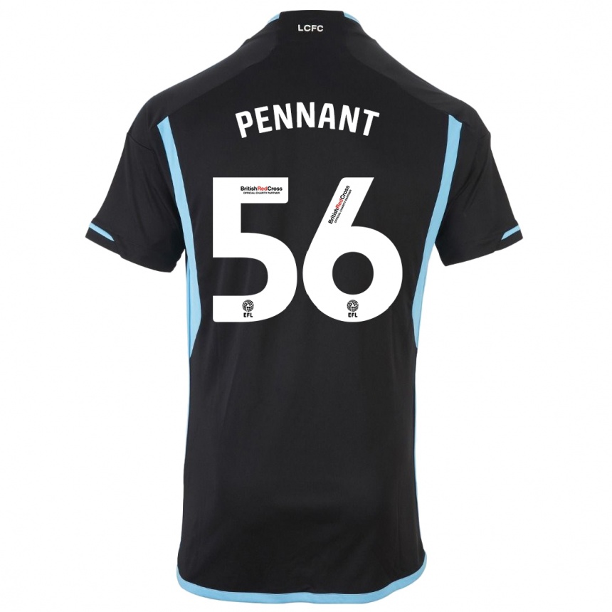 Kids Football Terrell Pennant #56 Black Away Jersey 2023/24 T-Shirt Canada