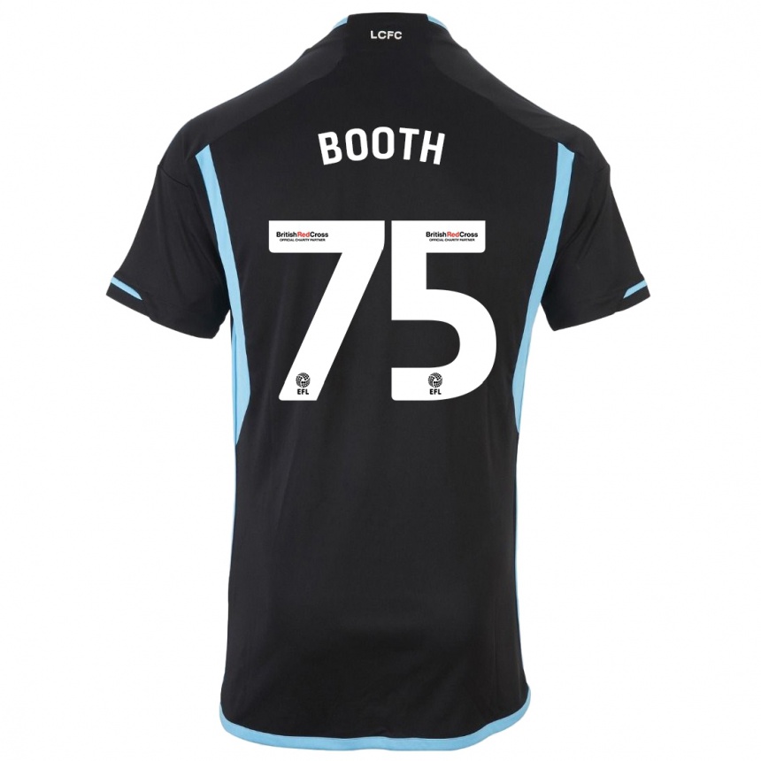 Kids Football Zach Booth #75 Black Away Jersey 2023/24 T-Shirt Canada