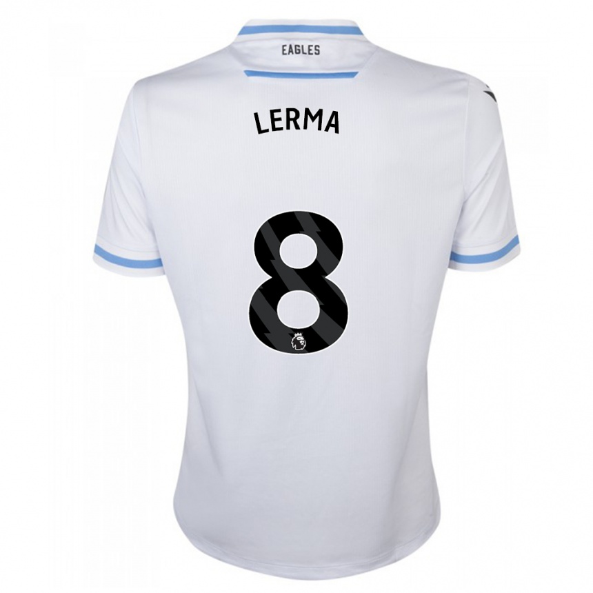 Kids Football Jefferson Lerma #8 White Away Jersey 2023/24 T-Shirt Canada