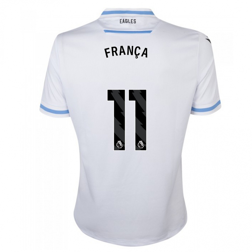 Kids Football Matheus França #11 White Away Jersey 2023/24 T-Shirt Canada