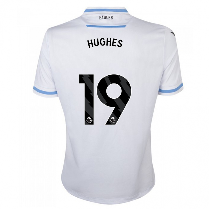 Kids Football Will Hughes #19 White Away Jersey 2023/24 T-Shirt Canada