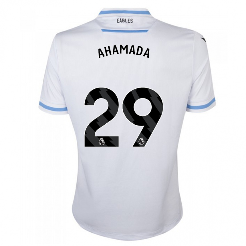 Kids Football Naouirou Ahamada #29 White Away Jersey 2023/24 T-Shirt Canada