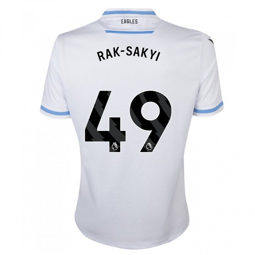 Kids Football Jesurun Rak-Sakyi #49 White Away Jersey 2023/24 T-Shirt Canada