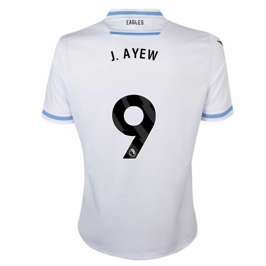 Kids Football Jordan Ayew #9 White Away Jersey 2023/24 T-Shirt Canada