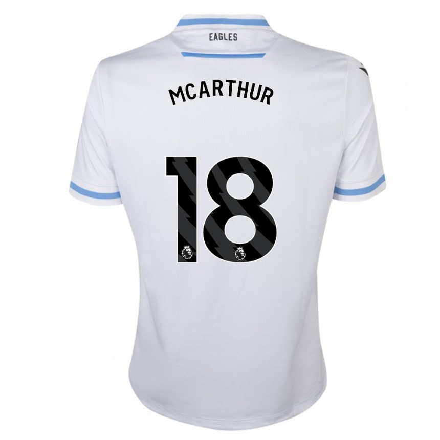 Kids Football James Mcarthur #18 White Away Jersey 2023/24 T-Shirt Canada