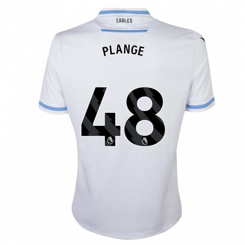 Kids Football Luke Plange #48 White Away Jersey 2023/24 T-Shirt Canada