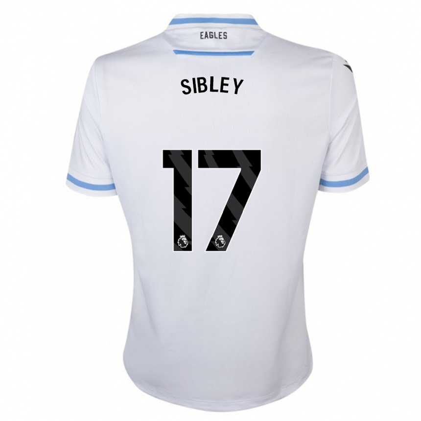 Kids Football Isabella Sibley #17 White Away Jersey 2023/24 T-Shirt Canada