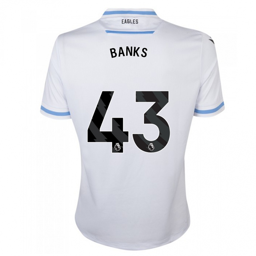 Enfant Football Maillot Scott Banks #43 Blanc Tenues Extérieur 2023/24 Canada