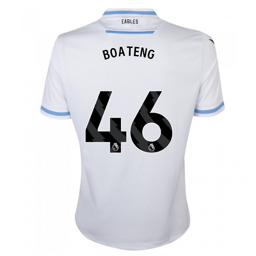 Kids Football Malachi Boateng #46 White Away Jersey 2023/24 T-Shirt Canada