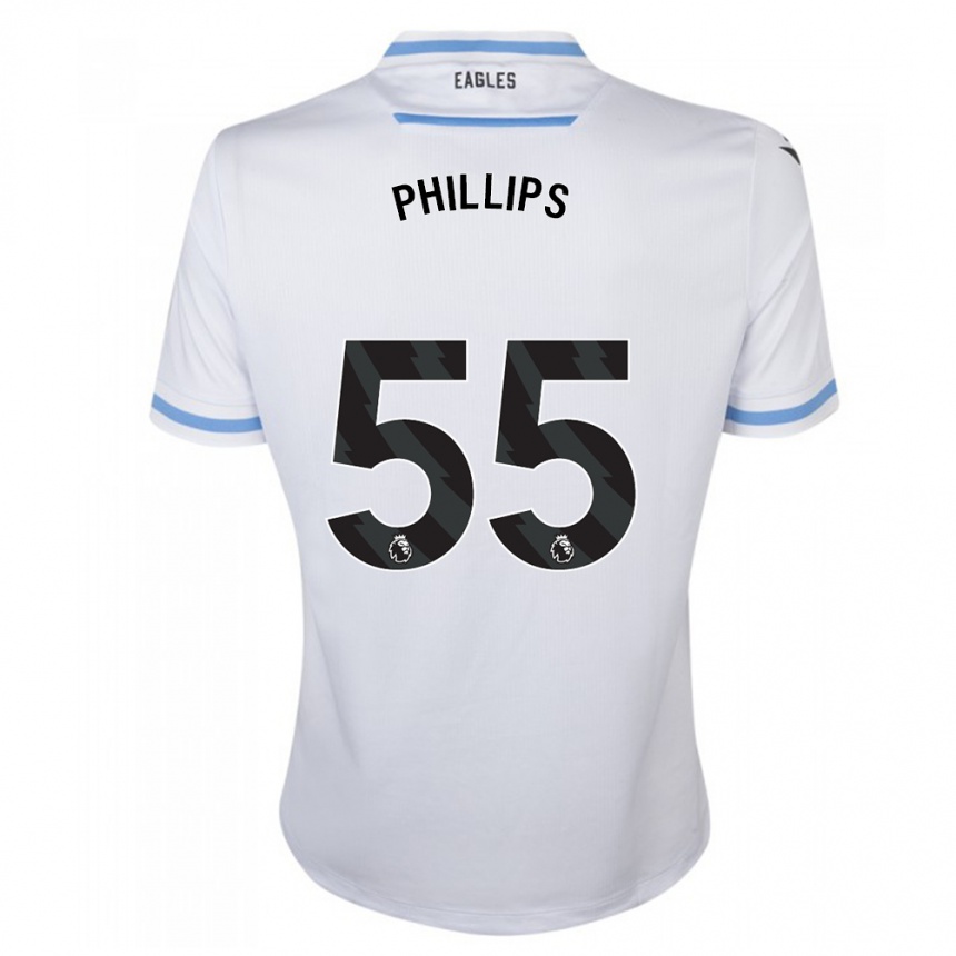 Kids Football Killian Phillips #55 White Away Jersey 2023/24 T-Shirt Canada