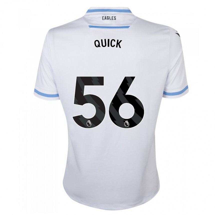 Kids Football Daniel Quick #56 White Away Jersey 2023/24 T-Shirt Canada