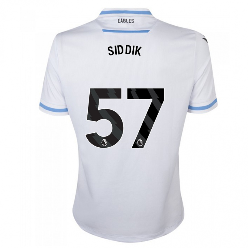 Kids Football Cardo Siddik #57 White Away Jersey 2023/24 T-Shirt Canada