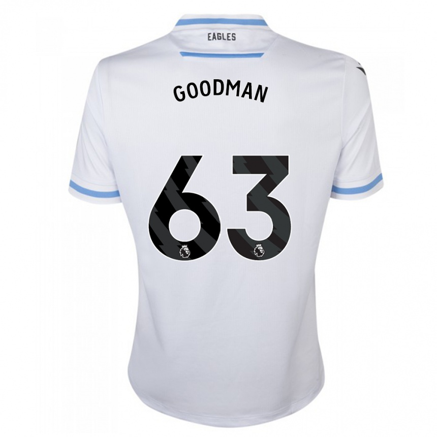 Kids Football Owen Goodman #63 White Away Jersey 2023/24 T-Shirt Canada