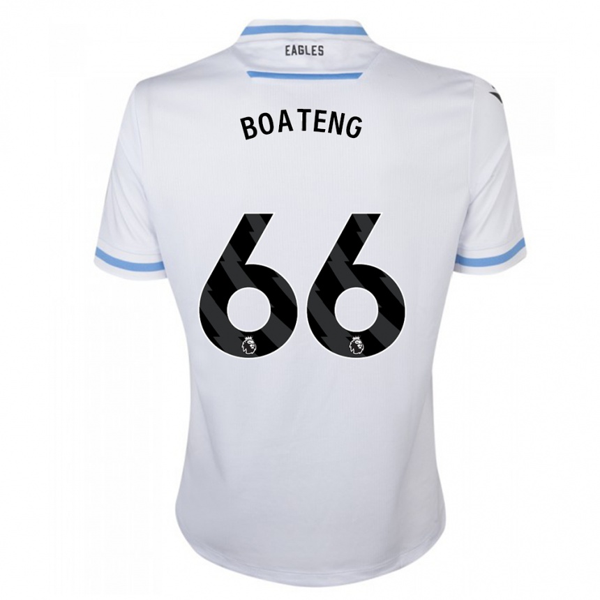 Kids Football David Boateng #66 White Away Jersey 2023/24 T-Shirt Canada