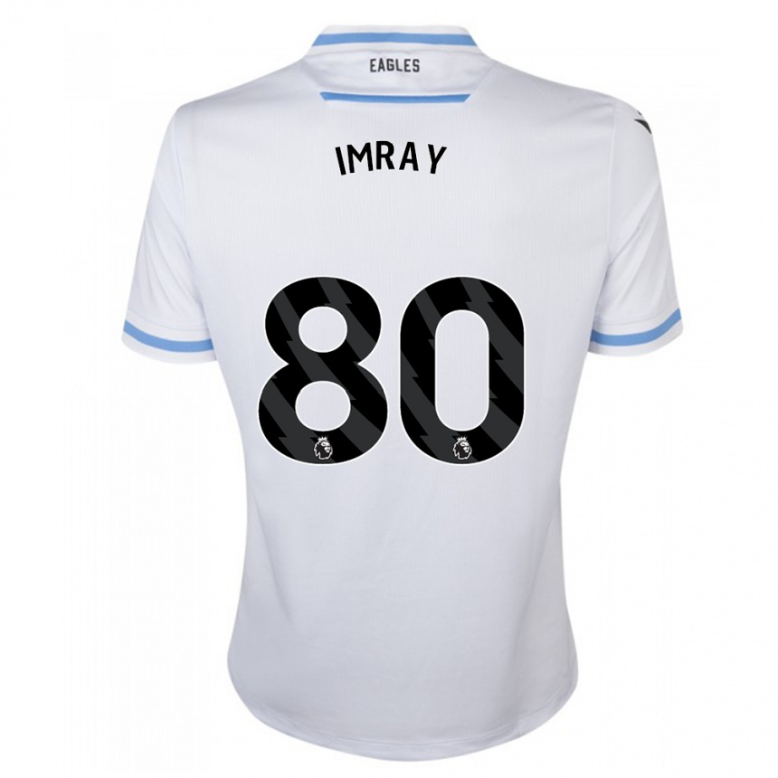 Kids Football Danny Imray #80 White Away Jersey 2023/24 T-Shirt Canada