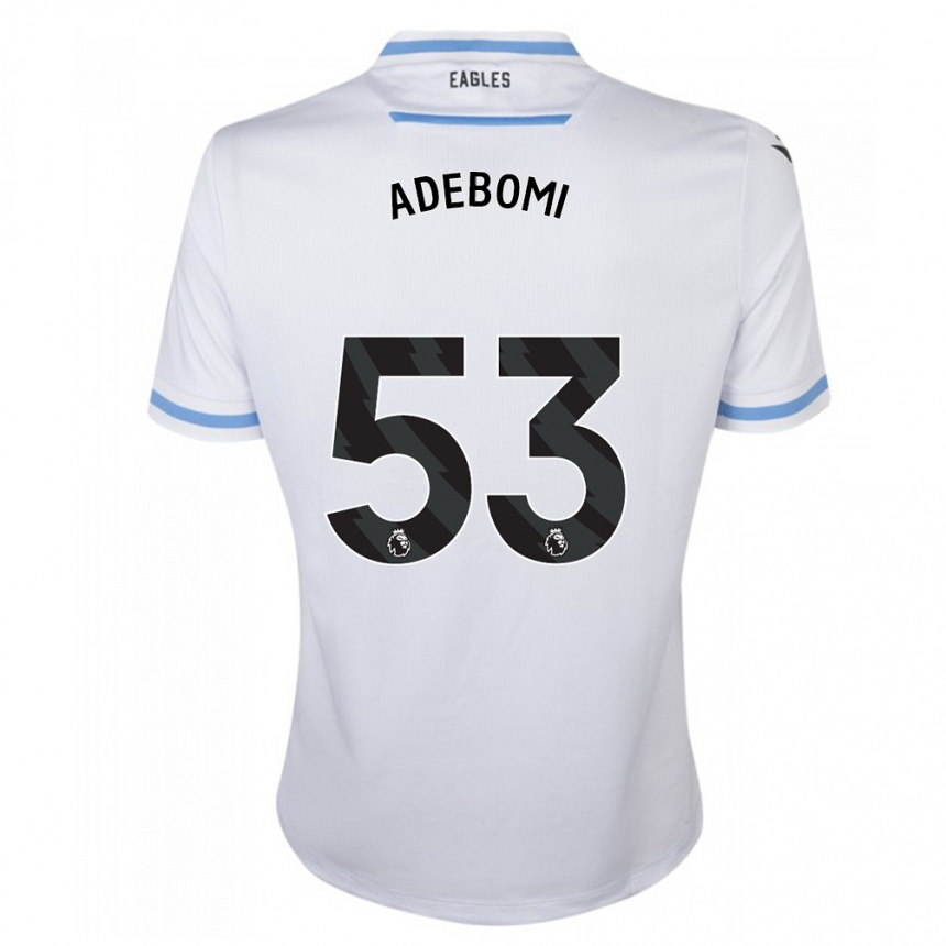 Kids Football Ademola Ola Adebomi #53 White Away Jersey 2023/24 T-Shirt Canada