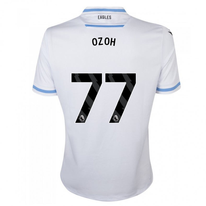 Kids Football David Ozoh #77 White Away Jersey 2023/24 T-Shirt Canada