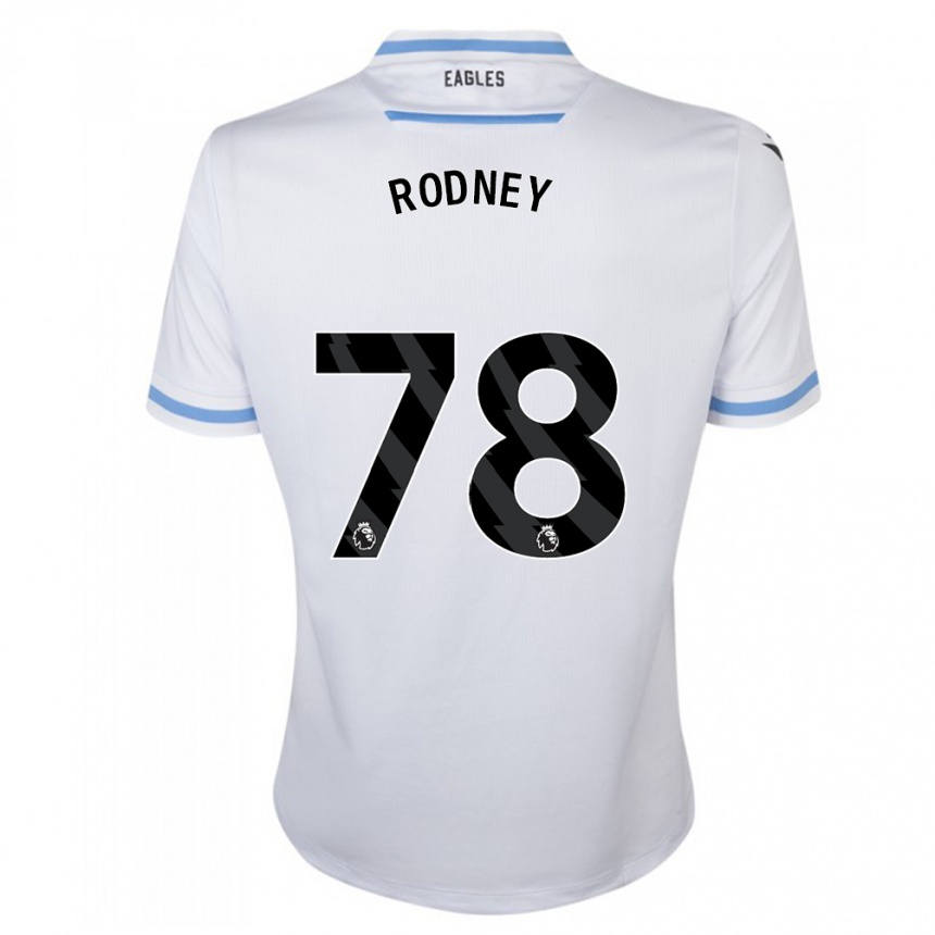 Kids Football Kaden Rodney #78 White Away Jersey 2023/24 T-Shirt Canada