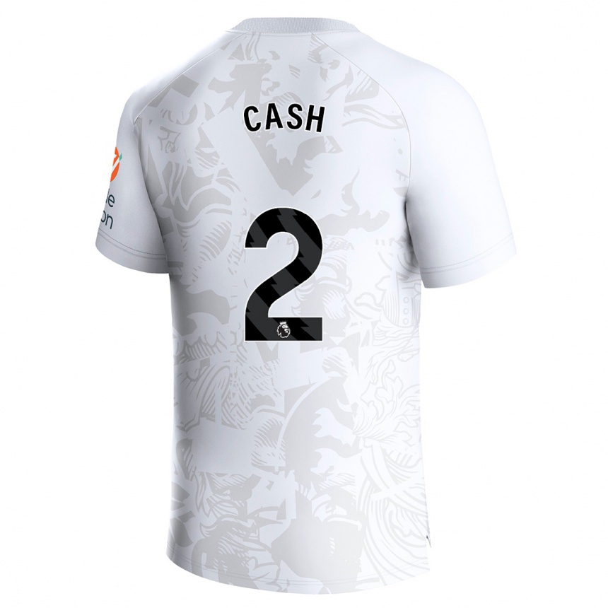 Kids Football Matty Cash #2 White Away Jersey 2023/24 T-Shirt Canada