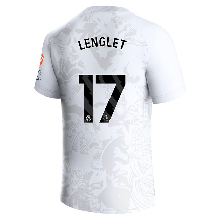 Enfant Football Maillot Clement Lenglet #17 Blanc Tenues Extérieur 2023/24 Canada