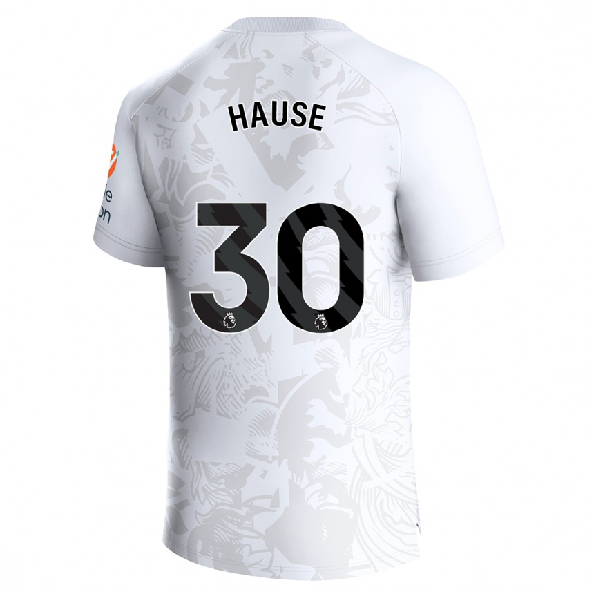 Enfant Football Maillot Kortney Hause #30 Blanc Tenues Extérieur 2023/24 Canada