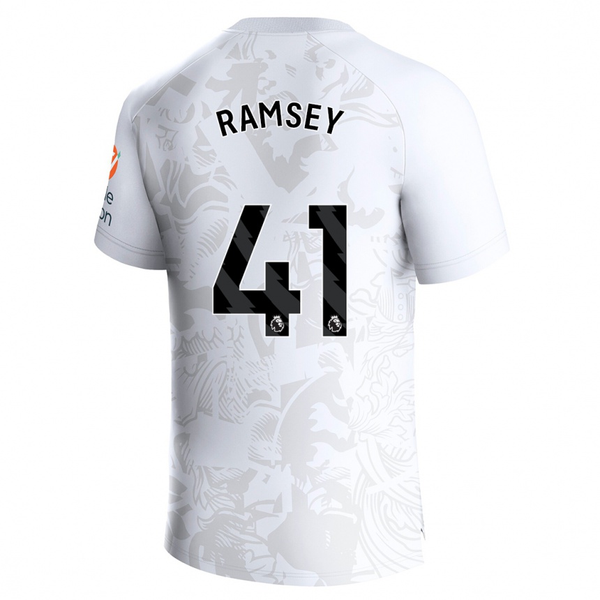 Enfant Football Maillot Jacob Ramsey #41 Blanc Tenues Extérieur 2023/24 Canada