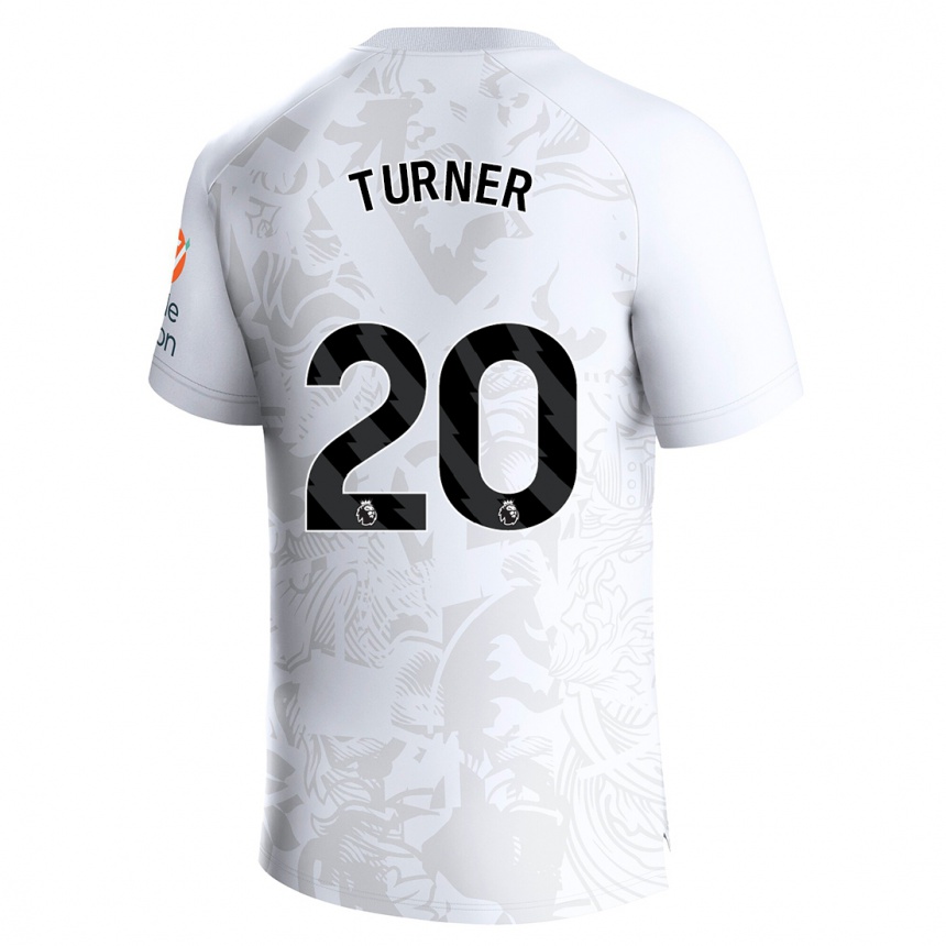 Kids Football Danielle Turner #20 White Away Jersey 2023/24 T-Shirt Canada