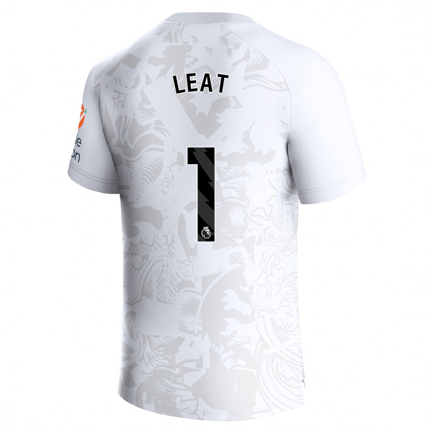 Kids Football Anna Leat #1 White Away Jersey 2023/24 T-Shirt Canada