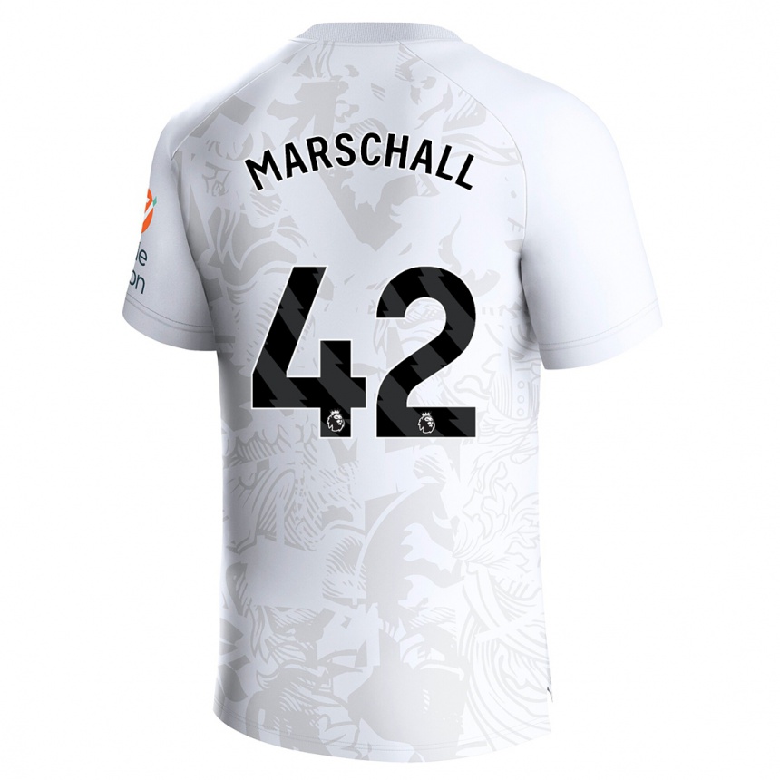 Enfant Football Maillot Filip Marschall #42 Blanc Tenues Extérieur 2023/24 Canada