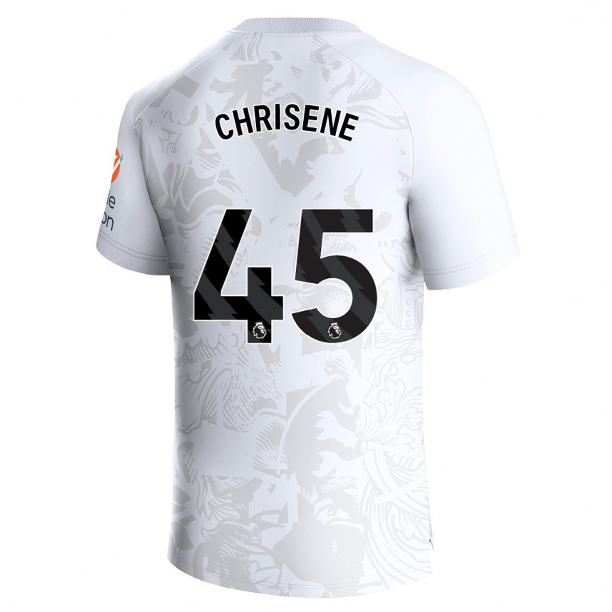 Enfant Football Maillot Ben Chrisene #45 Blanc Tenues Extérieur 2023/24 Canada