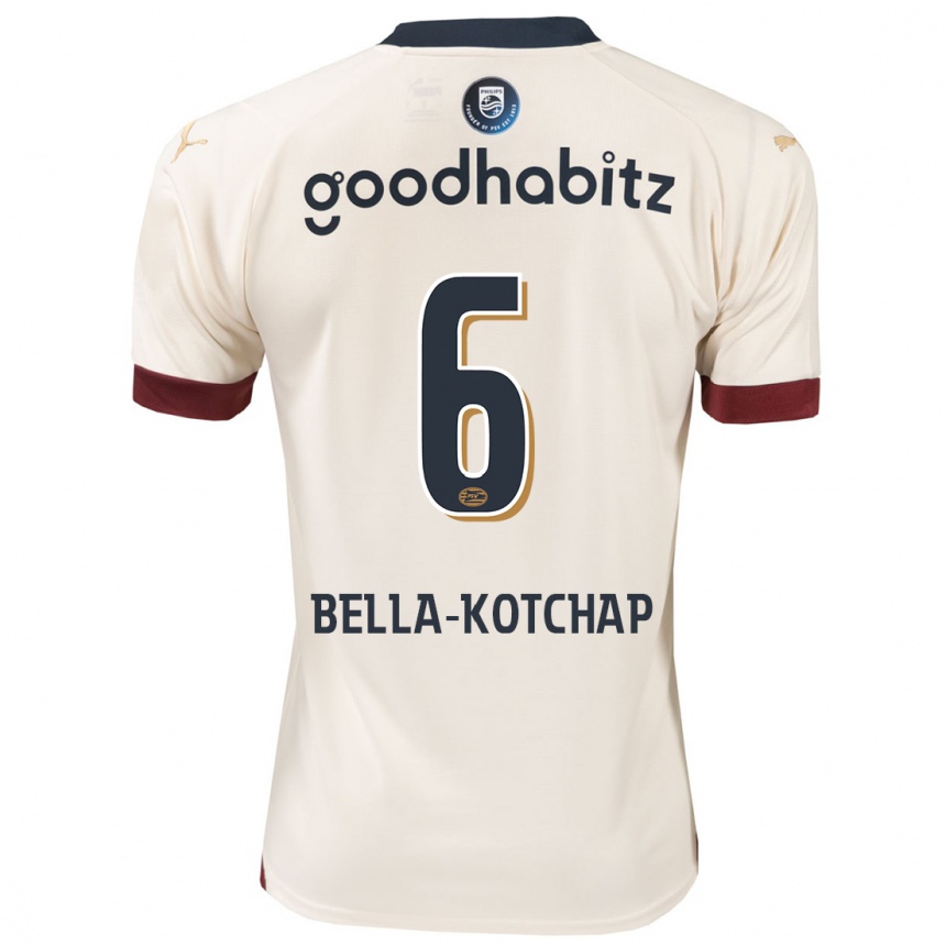 Kids Football Armel Bella-Kotchap #6 Off-White Away Jersey 2023/24 T-Shirt Canada