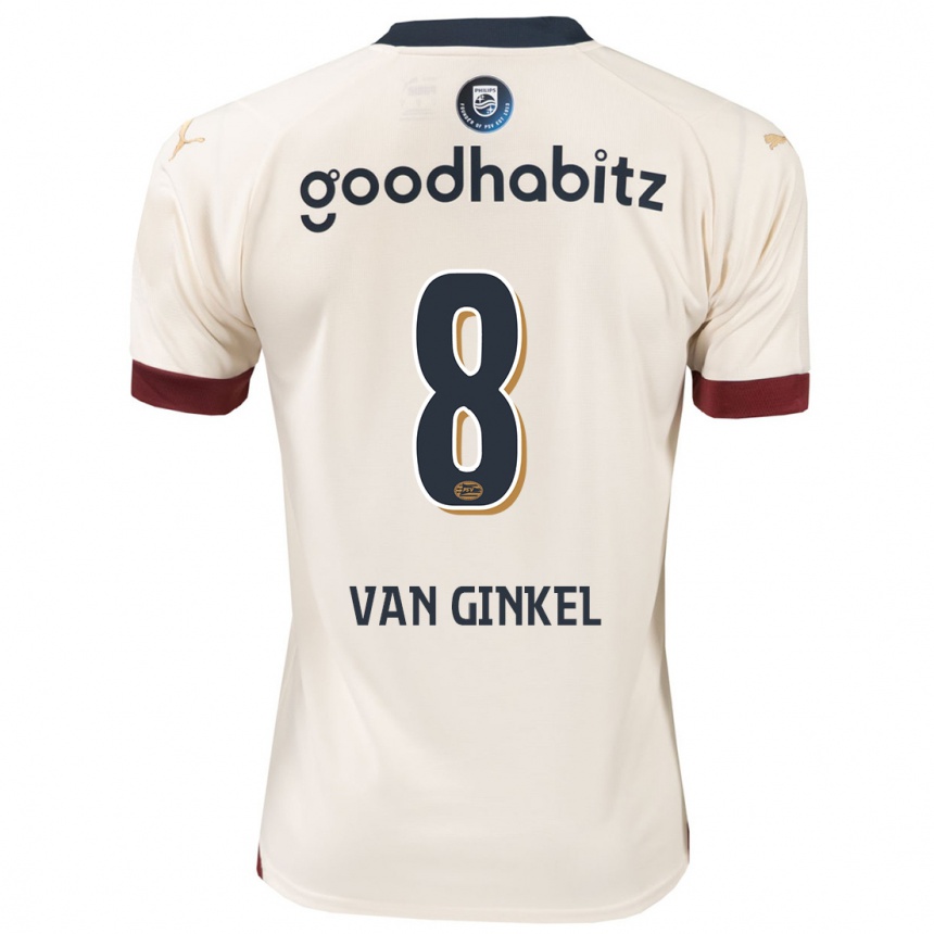 Kids Football Marco Van Ginkel #8 Off-White Away Jersey 2023/24 T-Shirt Canada