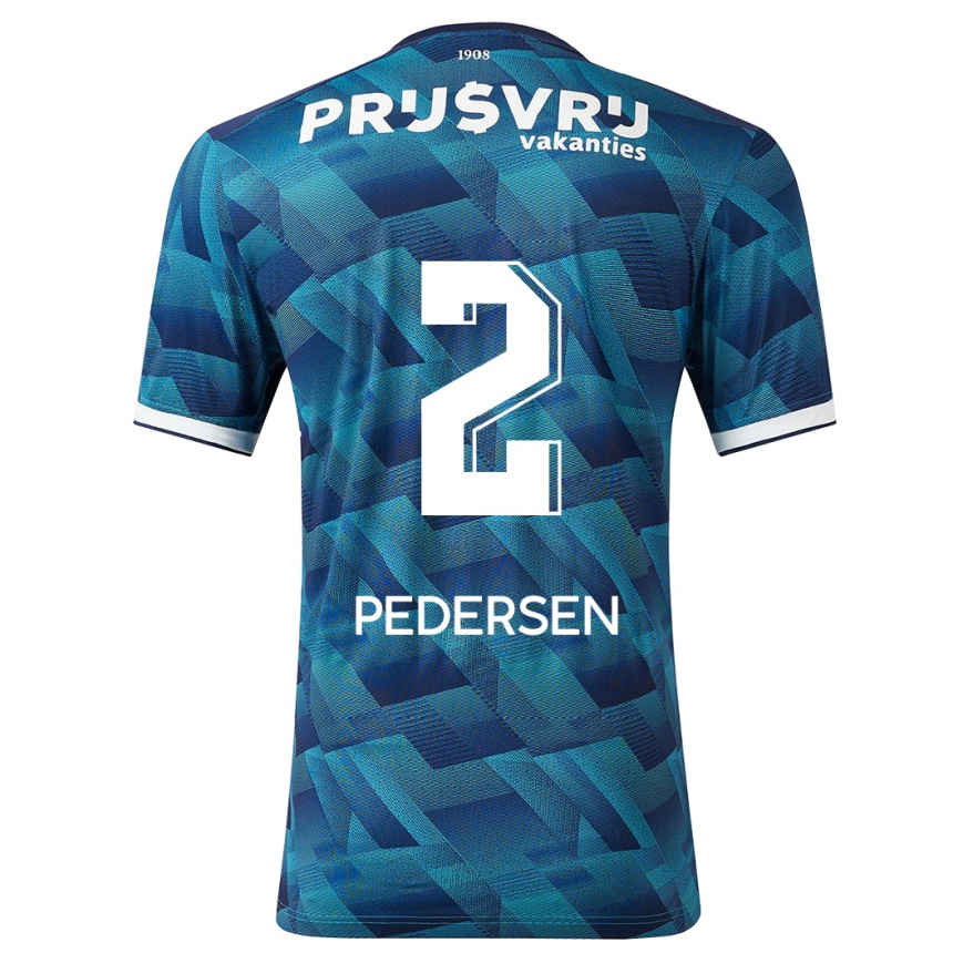 Enfant Football Maillot Marcus Pedersen #2 Bleu Tenues Extérieur 2023/24 Canada