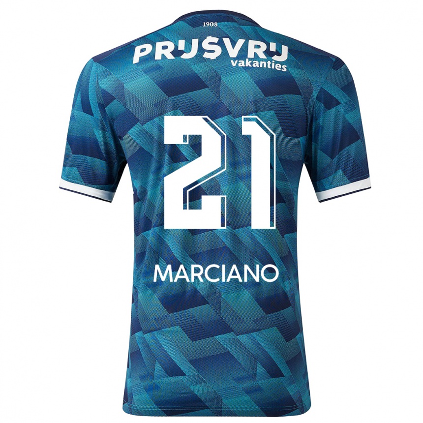 Kids Football Ofir Marciano #21 Blue Away Jersey 2023/24 T-Shirt Canada