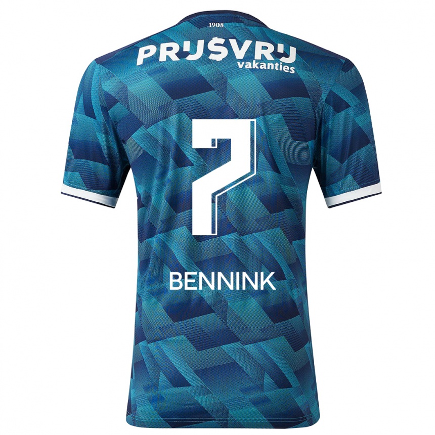 Enfant Football Maillot Maxime Bennink #7 Bleu Tenues Extérieur 2023/24 Canada