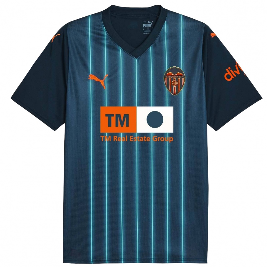 Kids Football Martín Tejón #10 Marine Blue Away Jersey 2023/24 T-Shirt Canada