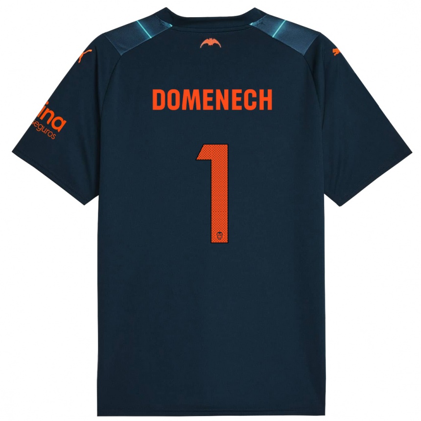 Enfant Football Maillot Jaume Doménech #1 Bleu Marin Tenues Extérieur 2023/24 Canada