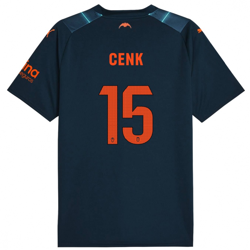 Kids Football Cenk Ozkacar #15 Marine Blue Away Jersey 2023/24 T-Shirt Canada